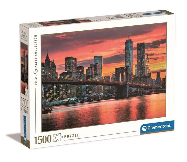 Puzzle 1500 HQ East River al atardecer Foto 1 de 1