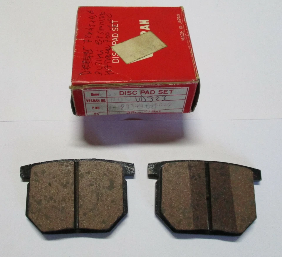 SERIE PASTIGLIE FRENO ANTERIORI PER MOTO EPOCA SUZUKI-GS650 TURBO-KATANA 750 Foto 1 de 1