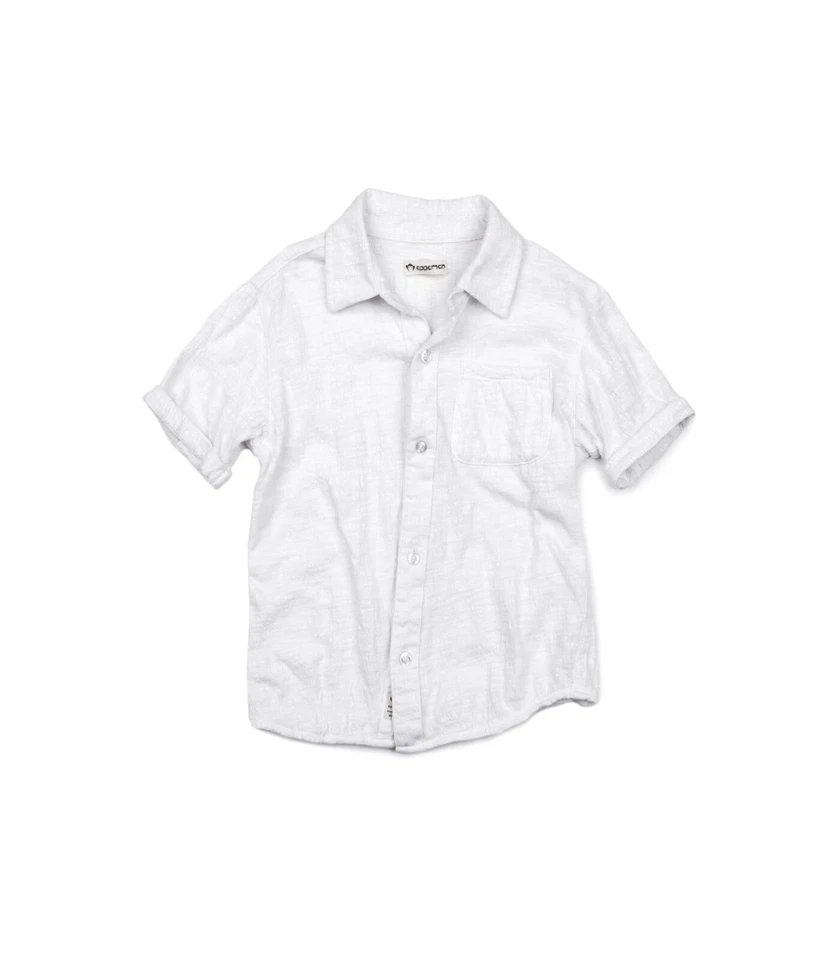 Appaman Kids Boy's Beach Short Sleeve Shirt (Toddler/Little Kids/Big Kids) White - Image 1 of 1