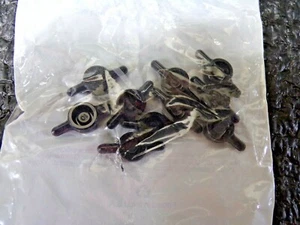 T-Stück Kunststoff Rändelschraube 1" Kopfdurchmesser x 1/4" Kopfhöhe, 10 Stück, (RG) - Bild 1 von 3