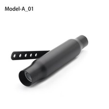12" Motorcycle Custom Exhaust Pipe Muffler for Cafe Racer Bobber Chopper Bobber