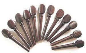 Out Peg Lute Pegs Oud Pegs Set Oud Tuning Pegs Rose wood Size 9-7-55 MM - Picture 1 of 2