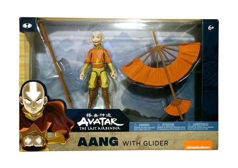 McFarlane Toys Avatar The Last Airbender Aang With Glider 5" Action Figure NIB Cover