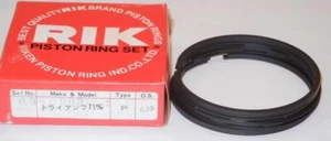 1963-1972 Triumph T120 650cc piston ring SET Beck Arnley Japan +.010" size -C39% - Bild 1 von 1