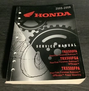 Manual de servicio Honda OEM 2005-2009 TRX500 FA/FGA/FPA 61HN254 - Imagen 1 de 3