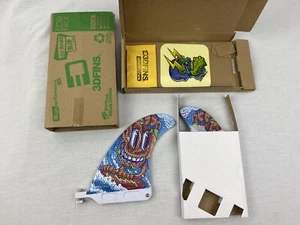 3DFINS Go Hard Sup Series Style 1 Flossen Box beschädigt Brandneu Surfen - Bild 1 von 24