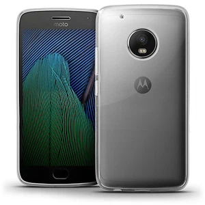 Etui Gel TPU Housse Coque pour Motorola Moto G5 Plus Case Cover + Film Écran - Imagen 1 de 10