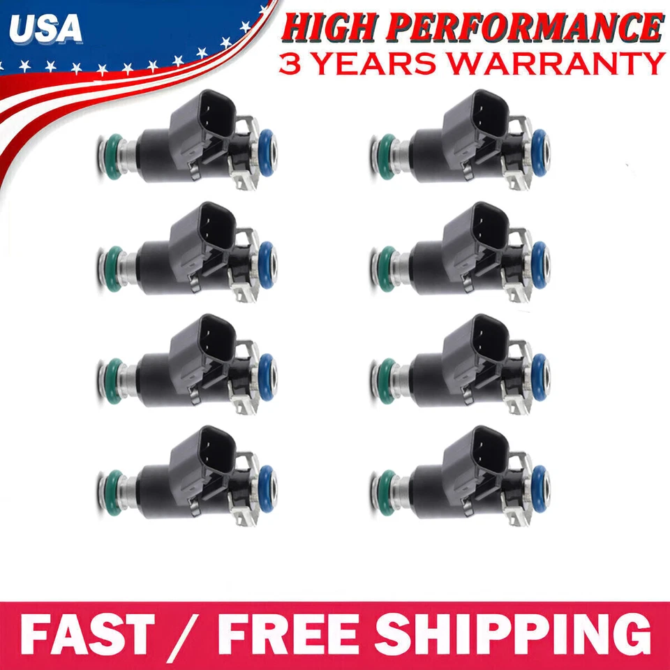 Inyector de combustible para GMC Sierra 2500 3500 HD 2010 2011 2012 2013 2014-2019 8 piezas Foto 1 de 4