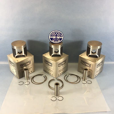 NUEVO JUEGO DE PISTONES YAMAHA SPI 65MM DIÁMETRO STD 1999-2002 VMAX MOUNTAIN MAX SX 600R Foto 1 de 4