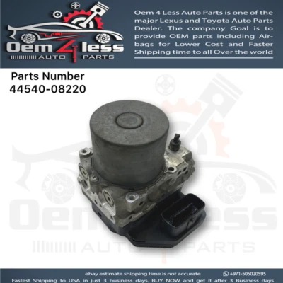Conjunto de freno antibloqueo ABS Toyota Sienna 2015, 2016 OEM 44540-08220 Foto 1 de 4