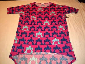 Lularoe Irma Tunic Shirt Women's Size Small S Disney Minnie Mouse Geo NWT NEW - Picture 1 of 5