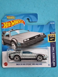 Back To The Future Time Machine 167 🔥 1:64 Hot wheels 2023 Dmc Screen time eno - Picture 1 of 3