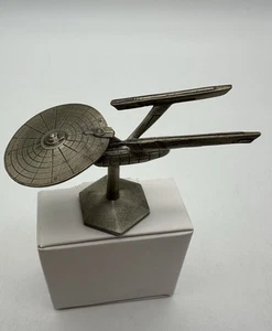 VTG Rawcliffe Pewter Star TrekRF786 USS Enterprise NCC 1701-A Starship Spaceship - Picture 1 of 10