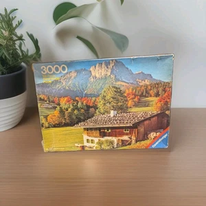 RARE 3000 PIECE RAVENSBURGER PUZZLE 62558776 BAYERISCHER BAUERNHOF FARMHOUSE - Picture 1 of 6