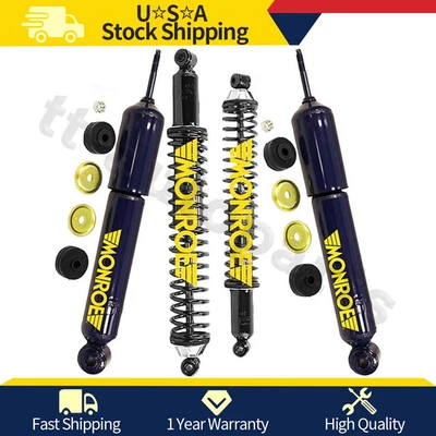 Amortiguadores delanteros traseros Monroe de 3 piezas para Ford Expedition 1997-2002 Foto 1 de 4