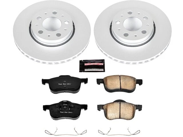 Kit de pastillas de freno delanteras y rotor para 1999-2006 Volvo S80 2000 2001 2002 PY215QD Foto 1 de 1