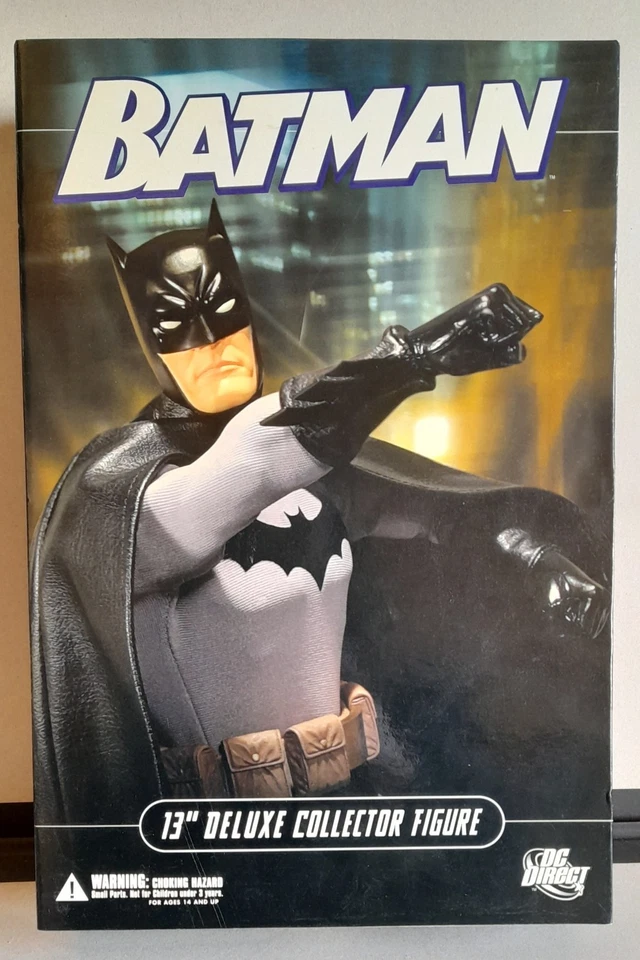 DC DIRECT DELUXE COLLECTOR ACTION FIGURE 2006 BATMAN 30 CM NUOVO - Immagine 1 di 4