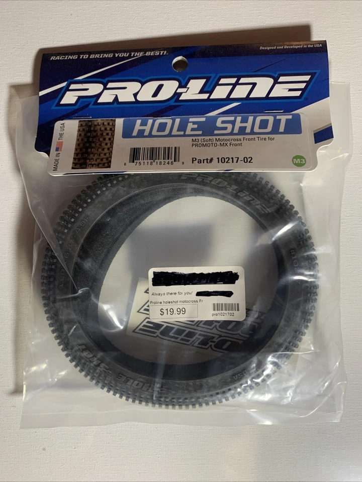 Pro-Line Hole Shot M3 Soft Motocross Front Tire Promoto-MX 10217-02 NEW - Image 1 of 3