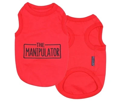 Parisian Pet Dog Tshirt - Embroidered Manipulator Tank Top - XL - Image 1 of 3