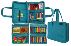 Sewing Notions Tote Bag- Portable Sewing Accessories Organizer w Detached Sle... - Picture 1 of 5