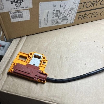 正品原始设备制造商惠而浦 W10482836 洗衣机门闩 — 第 1/4 张图片