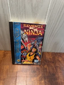 Revenge Of The Ninja CIB Reg Card 1993 Sega CD - Picture 1 of 6