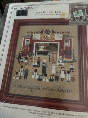 2 Counted Crosstitch Kits Grandfathers Barn & Enchanted Cottage - Image 1 of 4