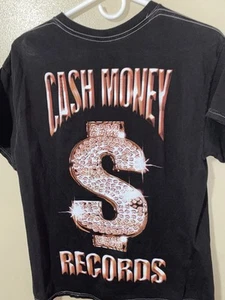 Cash Money Records T-shirt Gray Medium Lil Wayne B.g. Drake Hot Boys - Picture 1 of 4