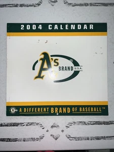 2004 OAKLAND ATHLETICS Calendar - Picture 1 of 16