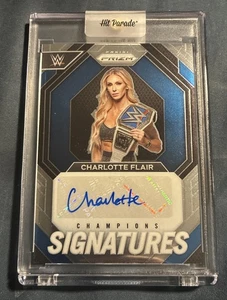 2024 WWE Prizm Charlotte Flair Champions Auto  - Picture 1 of 2