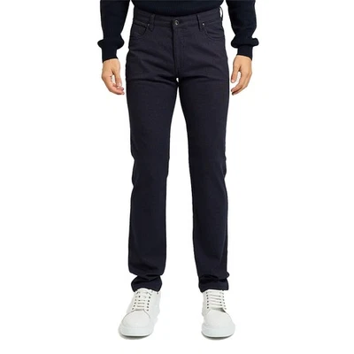 BUGATTI PANTALONI 5 TASCHE  A-I 86352D-3923 380 BLU - Immagine 1 di 4