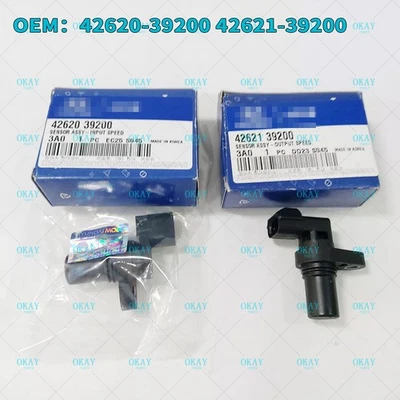 2PCS 42620-39200 42621-39200 For 2006-2012 Hyundai Kia Input Output Speed Sensor - Image 1 of 4