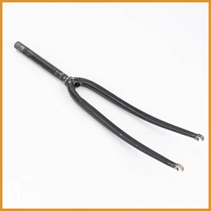 90s UNICROWN VINTAGE STEEL FORK 1" ROAD BIKE 700C 28" THREADED BICYCLE LIGHT - Picture 1 of 8