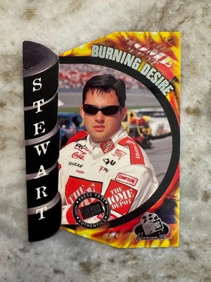 Tony Stewart 1999 Press Pass Premium Burning Desire Insert #6B Nascar Foto 1 de 3
