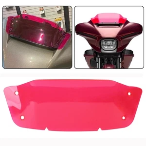 7" Red Wave Windshield Windscreen For Harley CVO Street Glide FLHX 2023-2024 - Picture 1 of 14