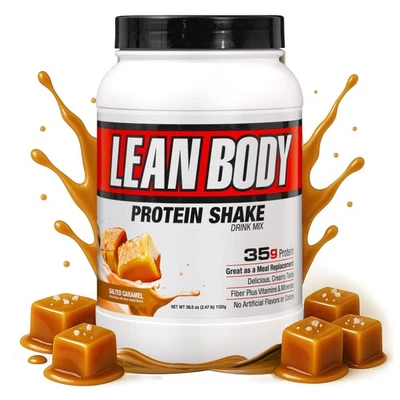 Labrada Nutrition - Cuerpo magro 16 porciones precio de venta sugerido por el fabricante 2,47 lb bolsa, caramelo salado (sal... Foto 1 de 4