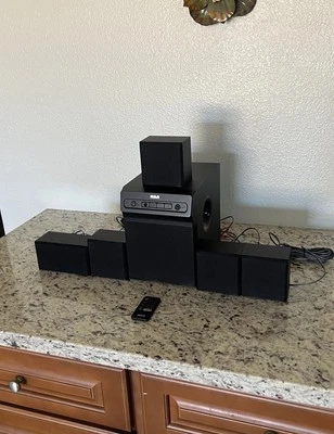 RCA RT1511 5.1 Home Theater System 5 Speakers and Powered Subwoofer - Image 1 of 4