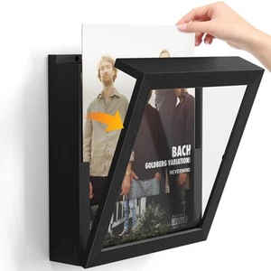 Vinyl Record Frame for the wall, Wall-Mounted Vinyl Record Frame - Holds Up t... - Picture 1 of 8
