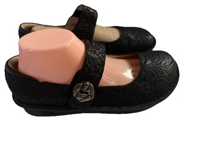 女士 Alegria Paloma 压花 Mary Jane - 尺寸 40W 美国 9 宽舒适 — 第 1/4 张图片