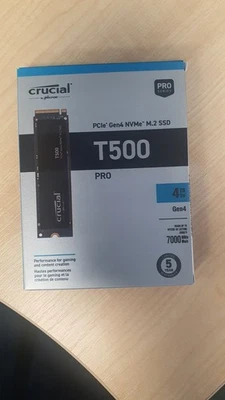 Crucial T500 PRO 4TB PCI Express 4.0 Gen4  NVMe M.2 SSD - (PRO Series ) - Image 1 of 4