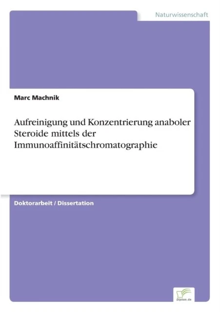 Machnik - Aufreinigung und Konzentrierung anaboler Steroide mittels de - P555z - Bild 1 von 1