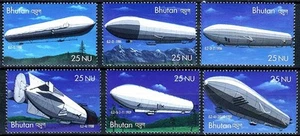 👉 BHUTAN 2000 ZEPPELINS SC#1296a-f ** TRANSPORTE DE AVIACIÓN 💲ENVÍO GRATUITO💲 - Imagen 1 de 1