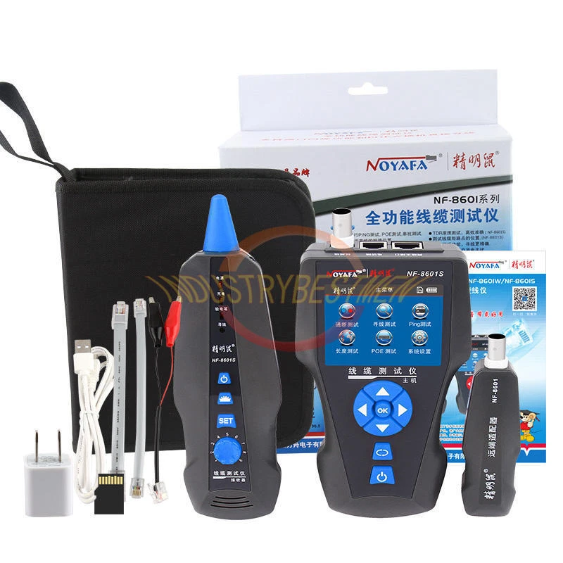 Noyafa LCD NF-8601S TDR Netzwerkkabeltester Tracker für RJ45/RJ11/Metallkabel - Bild 1 von 1