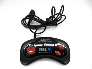 Quickshot QS-162 StarFighter Controller Joystick Gamepad Game Pad Vintage Black - Picture 1 of 7