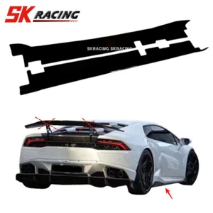 SE ADAPTA A LAMBORGHINI HURACAN LP580 LP610 FALDAS LATERALES NEGRAS BRILLANTES FALDA LATERAL LIP - Imagen 1 de 4