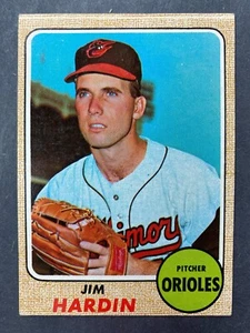 1968 Topps #222 Jim Hardin RC (Baltimore Orioles)    ROOKIE!    (A) - Picture 1 of 2