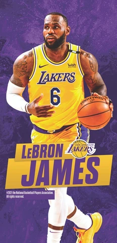 James Lebron Beach Towel NBA Beach Bath Towel Basketball Lakers King Cover