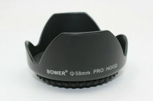 Bower 58mm Pro Hood Lens Hood Lens Shade - Picture 1 of 5