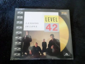 LEVEL 42 LESSONS IN LOVE RARE CD VIDEO SINGLE FREE UK POST - Afbeelding 1 van 2
