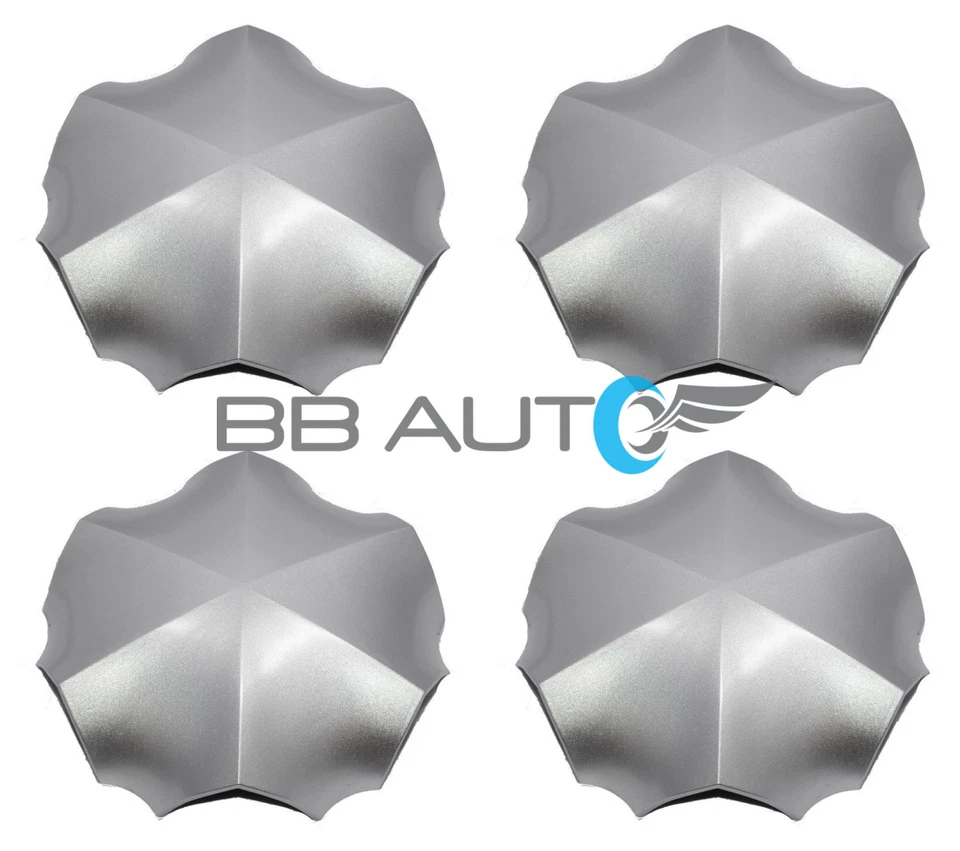 FOR 1995-1999 OLDSMOBILE AURORA 16" 6 SPOKE WHEEL HUB CENTER CAPS SET NEW SILVER - Image 1 of 4
